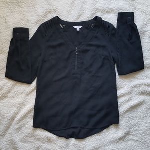 Small Candie's Black Chiffon Blouse